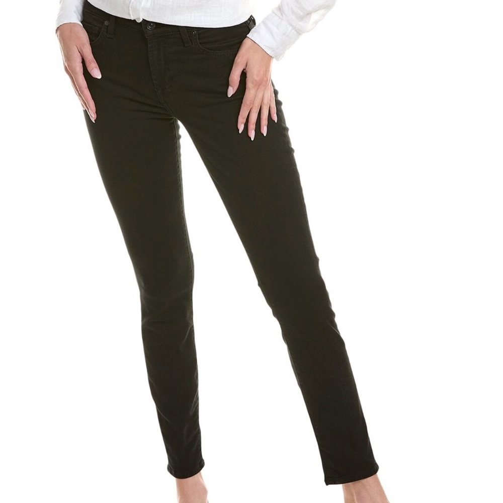 NWT 7 for mankind, Gwenevere black night high rise ankle Jean size 24